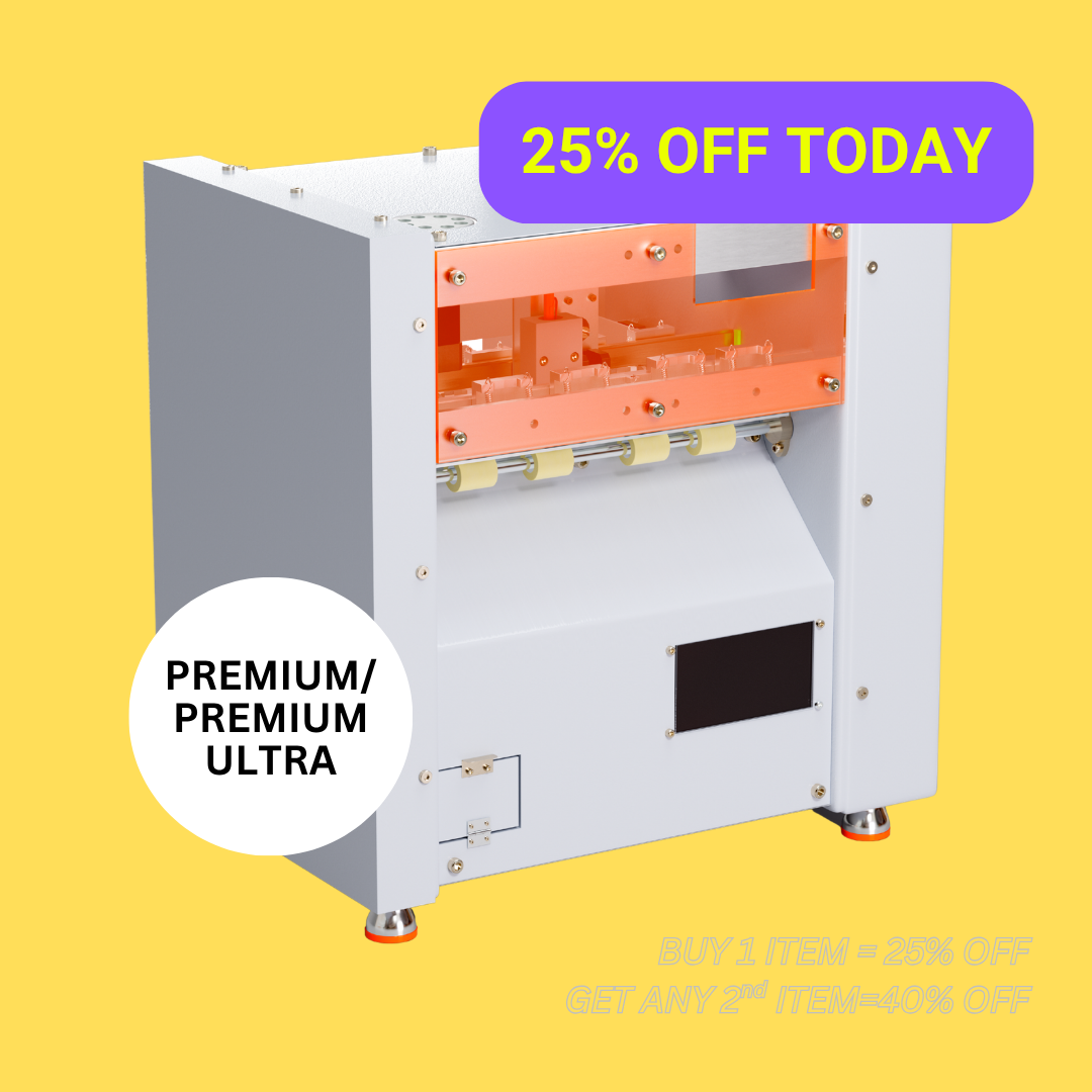 Série UUNA TEK® iAuto Premium – A máquina de escrita manual automática com maior capacidade do mundo | Escreva até 2,400 cartas ou 700 envelopes por carregamento | Modelos Premium e Premium Ultra