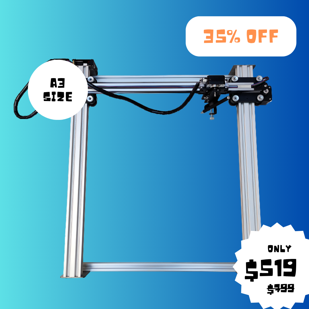 iDraw H A3 Plotter de Caneta Robot Desenhador Máquina de Desenho, 300% Mais Rápido que Outros