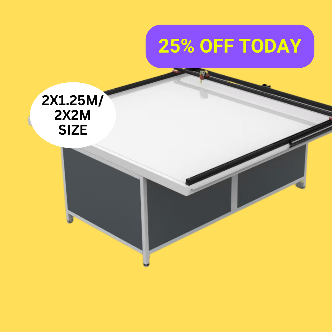 UUNA TEK 3.0 - (2X1.25M/2X2M) Mesa de desenho arquitetónico e plotter de caneta tudo-em-um, premium e pré-montada, para desenho técnico arquitetónico, com WiFi e cartão SD