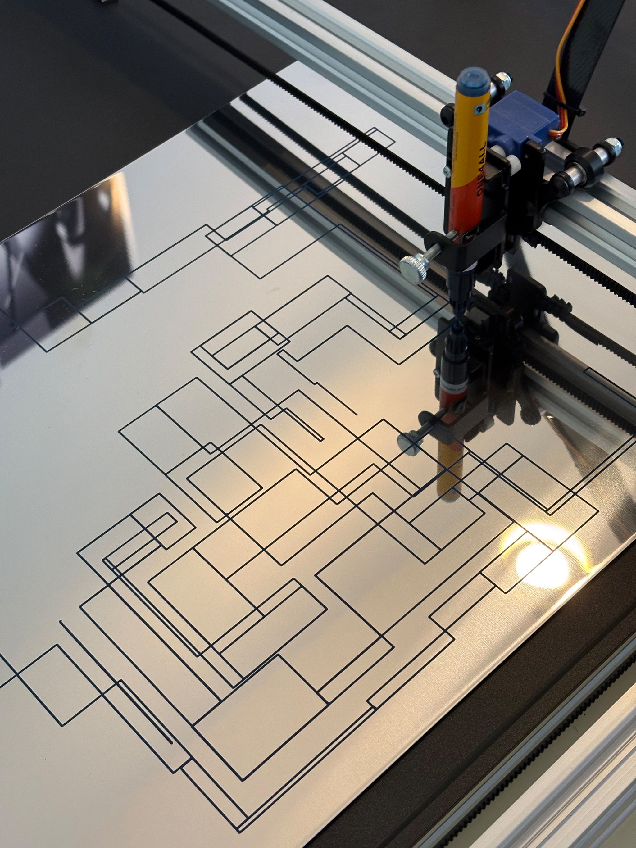 UUNA TEK ArtStation 2436 | Plotter de arte de grande formato e sistema de produção de arte generativa de nível institucional (36” × 24”)