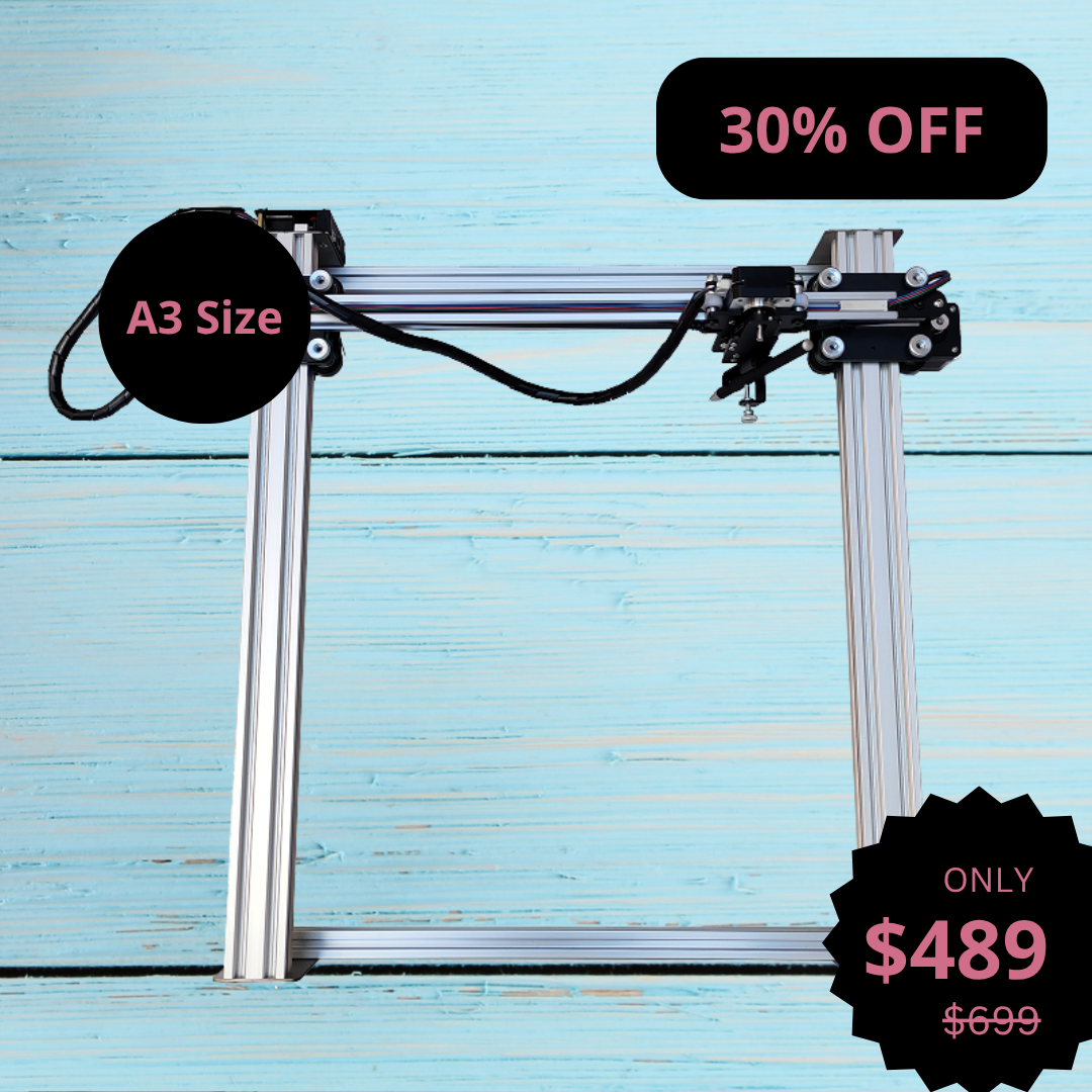 iDraw H A3 Plotter de Caneta Robot Desenhador Máquina de Desenho, 300% Mais Rápido que Outros