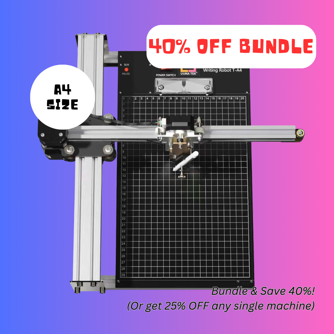 UUNA TEK® iDraw 2.0 - Robot de Desenho Tamanho A4 Máquina de Desenho, Melhor Plotter de Caneta para Iniciantes