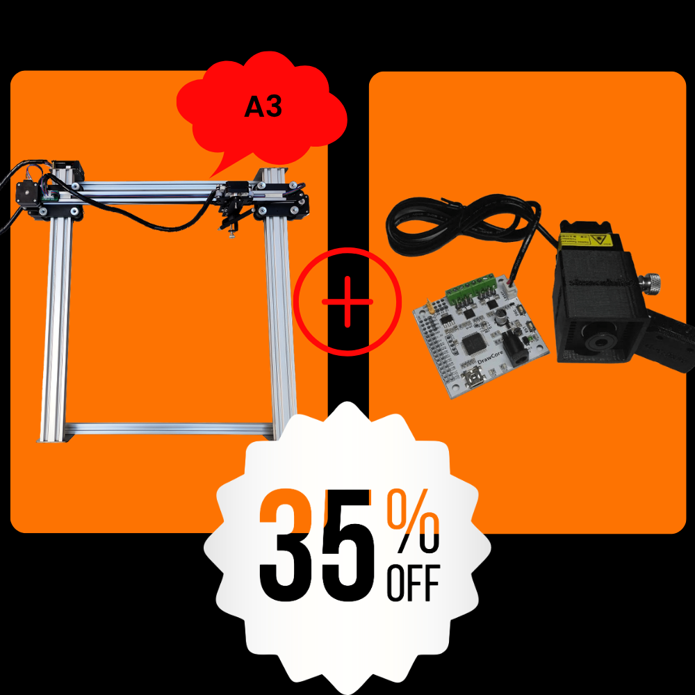 iDraw H A3+Conjunto com cabeça laser de 2,5 W