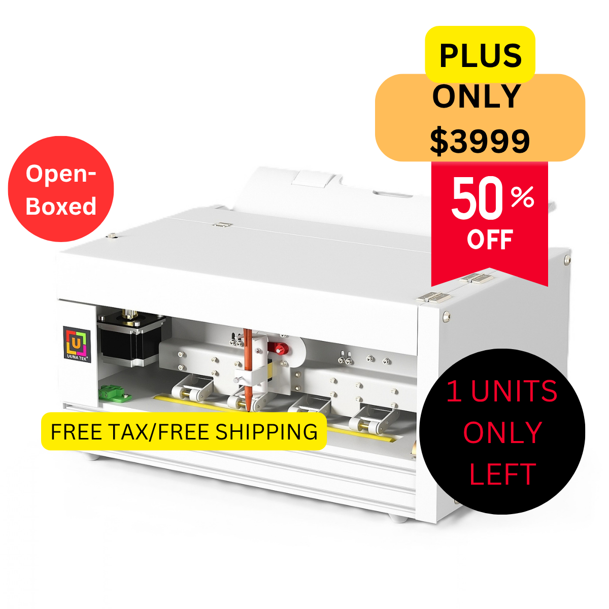 UUNA TEK® iAuto Plus - Máquina de Escrita Manual com Alimentador/Máquina Automática de Assinaturas/Máquina de Escrita Manual para Cartas/Máquina de Escrita Automática, Escreve Até 210 Cartas, 80 Envelopes por Carga