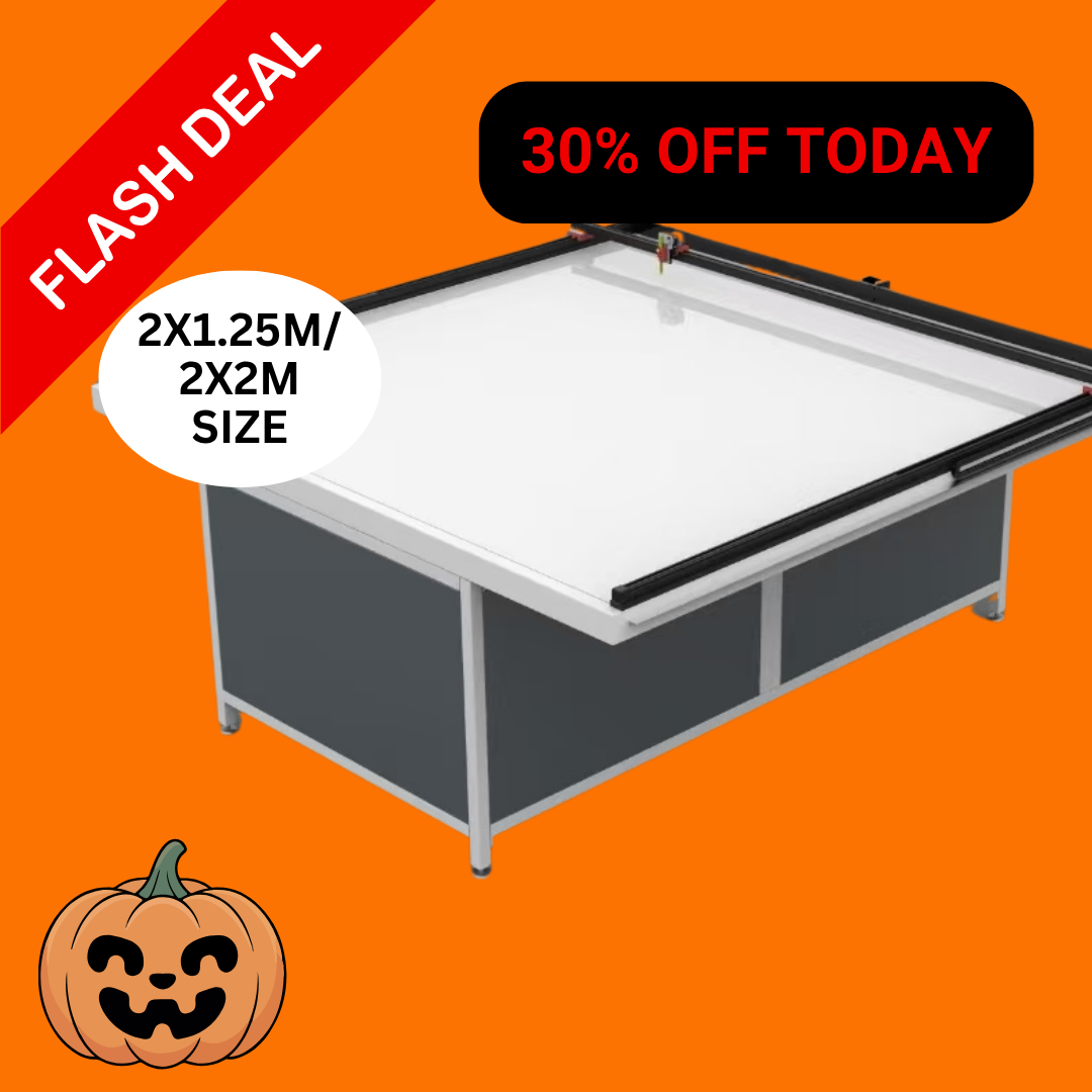 UUNA TEK 3.0 - (2X1,25M/2X2M) Mesa de desenho arquitetónico premium, pré-montada e tudo-em-um, com plotter de caneta para desenho arquitetónico, com Wi-Fi e cartão SD