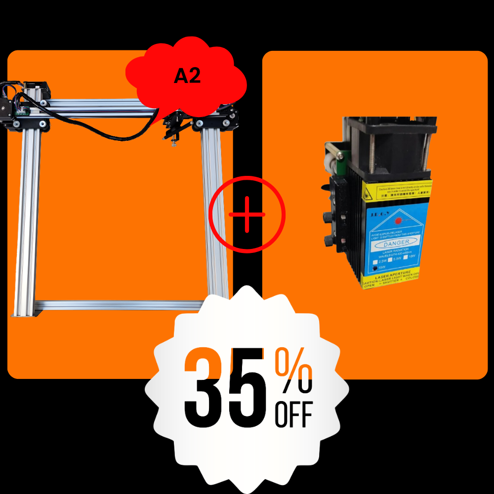 iDraw H A2+Conjunto com cabeça laser de 10 W
