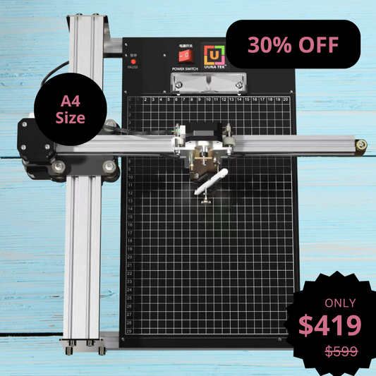 UUNA TEK® iDraw 2.0 - Robot de Desenho Tamanho A4 Máquina de Desenho, Melhor Plotter de Caneta para Iniciantes