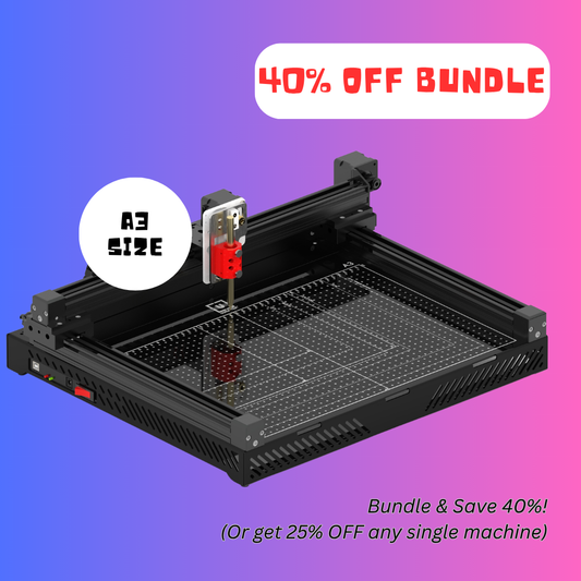 UUNA TEK 3.0 A3 Plotter de Caneta Premium Tudo-em-Um Pré-montado Robot Desenhador com WiFi & Cartão SD – Compacto, Mais Silencioso, Mais Rápido, Mais Preciso