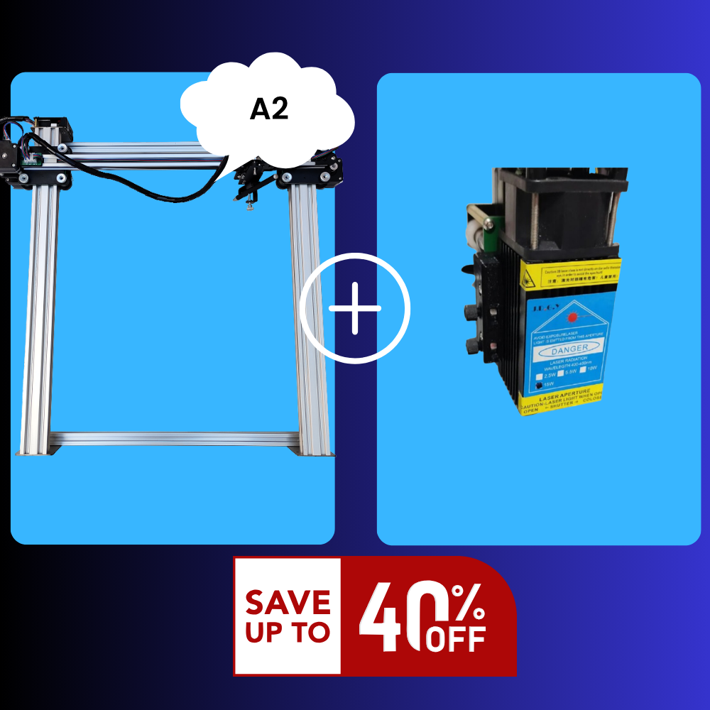 Pacote iDraw H A2+10W Cabeça Laser