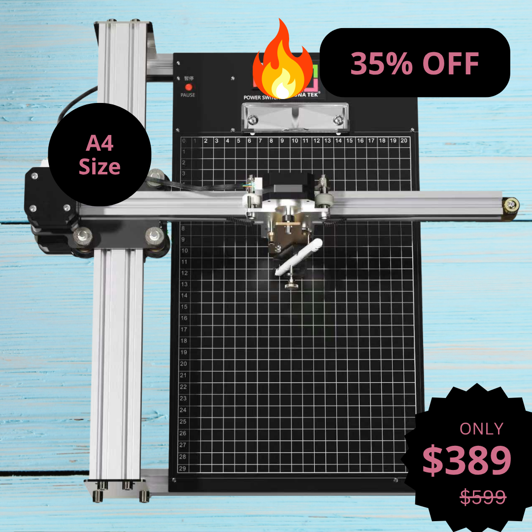 UUNA TEK® iDraw 2.0 - Robot de Desenho Tamanho A4 Máquina de Desenho, Melhor Plotter de Caneta para Iniciantes