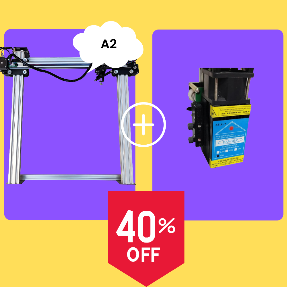 iDraw H A2+Conjunto com cabeça laser de 10W