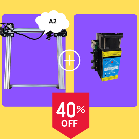iDraw H A2+Conjunto com cabeça laser de 10W
