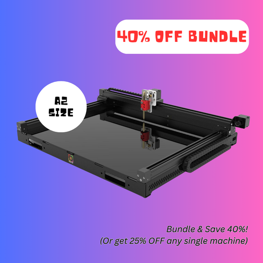 Robô Desenhador Plotter de Caneta UUNA TEK 3.0 A2 – Tudo-em-Um com WiFi e Cartão SD, Plotter de Médio Porte e Alta Precisão