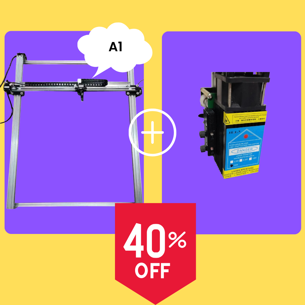 iDraw H A1+Conjunto com cabeça laser de 15W
