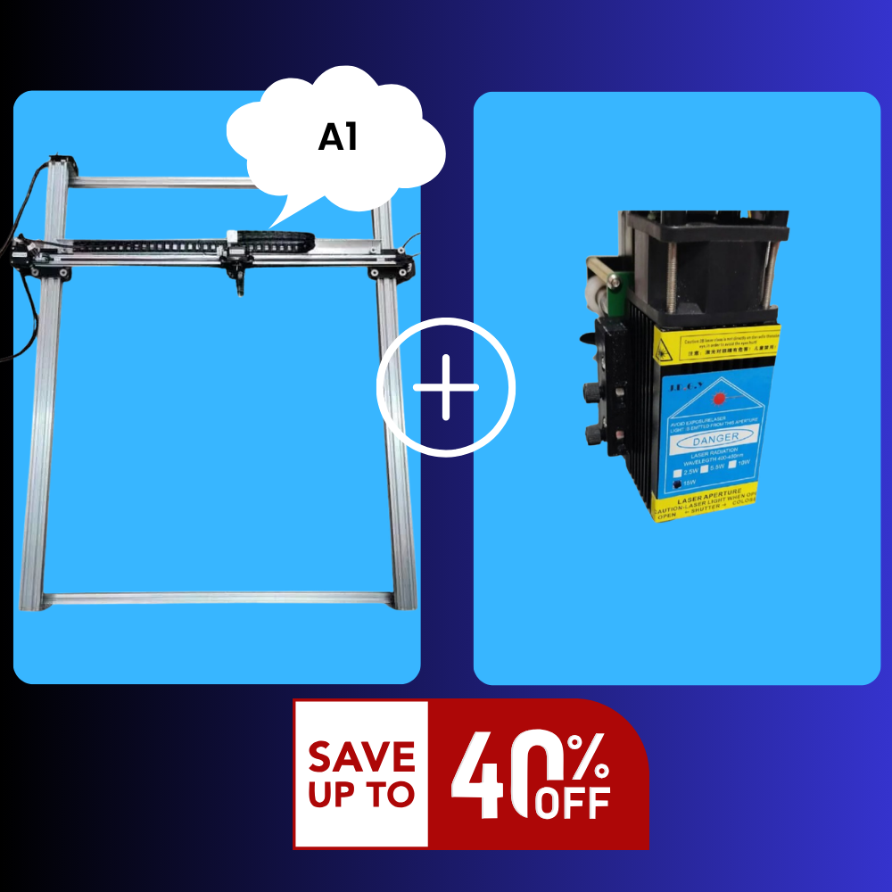Pacote iDraw H A1+15W Cabeça Laser