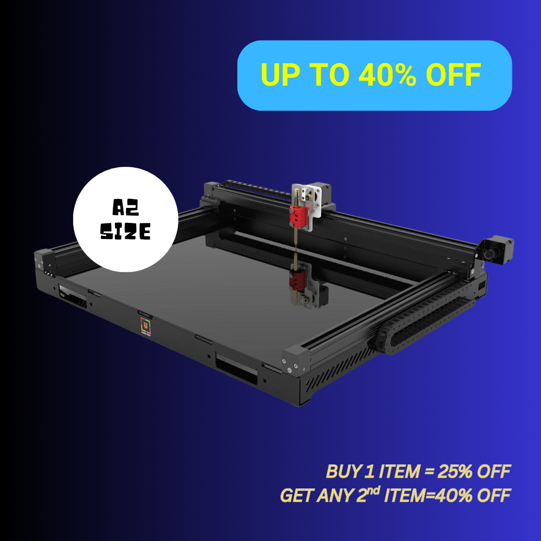 UUNA TEK 3.0 A2 Plotter de Caneta Robô de Desenho – Tudo-em-Um com WiFi & Cartão SD, Plotter de Médio Porte de Alta Precisão