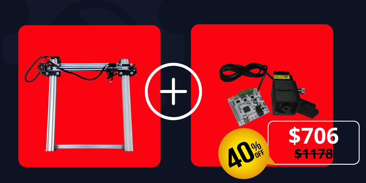 Pacote iDraw H A3+2.5W Cabeça Laser