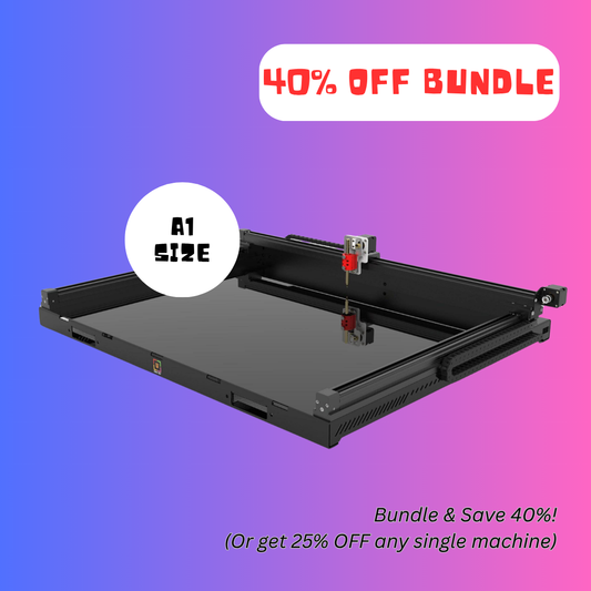 Robô Desenhador Plotter de Caneta UUNA TEK 3.0 A1 Pré-montado Premium Tudo-em-Um com WiFi e Cartão SD – Formato Grande, Mais Silencioso, Mais Rápido, Mais Preciso