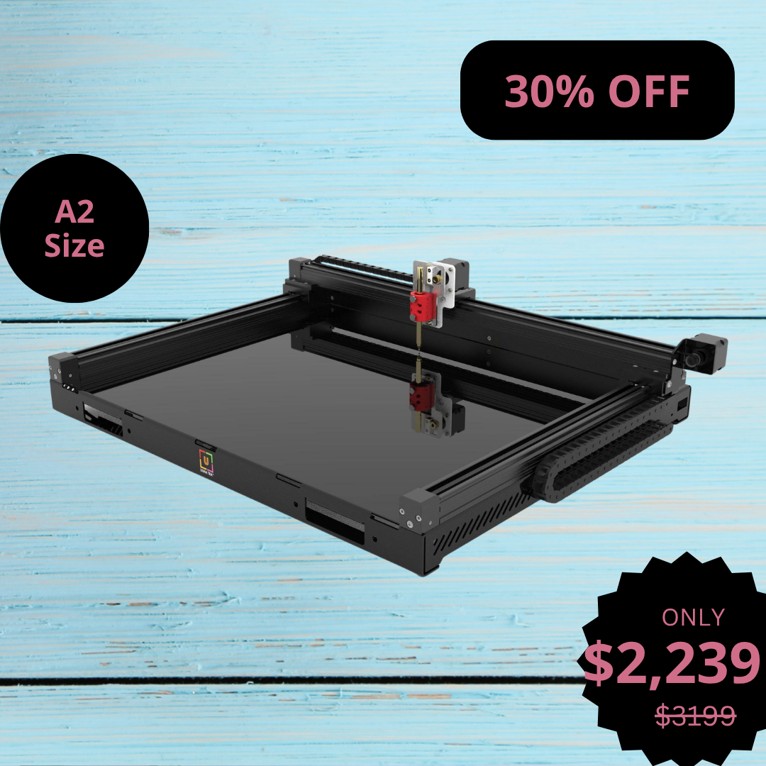 Robô Desenhador Plotter de Caneta UUNA TEK 3.0 A2 – Tudo-em-Um com WiFi e Cartão SD, Plotter de Médio Porte e Alta Precisão