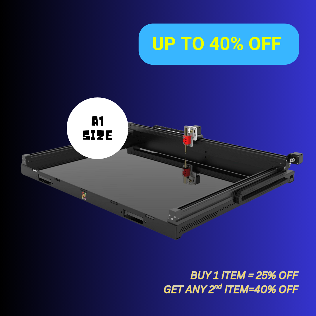 UUNA TEK 3.0 A1 Plotter de Caneta Robô de Desenho Premium Pré-montado Tudo-em-Um com WiFi & Cartão SD – Formato Grande, Mais Silencioso, Mais Rápido, Mais Preciso