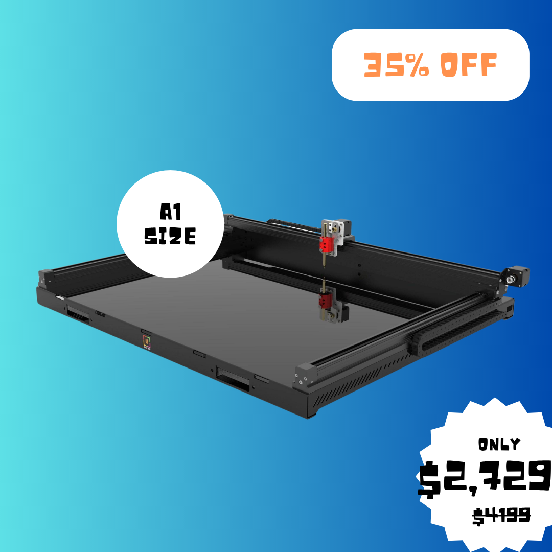 Robô Desenhador Plotter de Caneta UUNA TEK 3.0 A1 Pré-montado Premium Tudo-em-Um com WiFi e Cartão SD – Formato Grande, Mais Silencioso, Mais Rápido, Mais Preciso