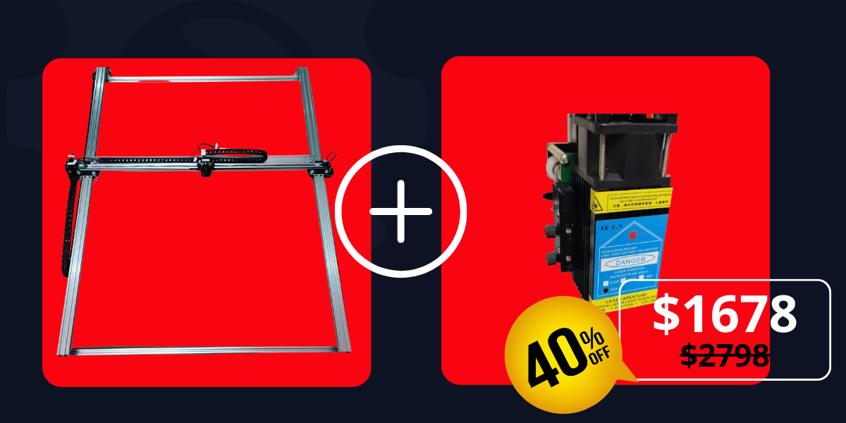 Pacote iDraw H A0+15W Cabeça Laser