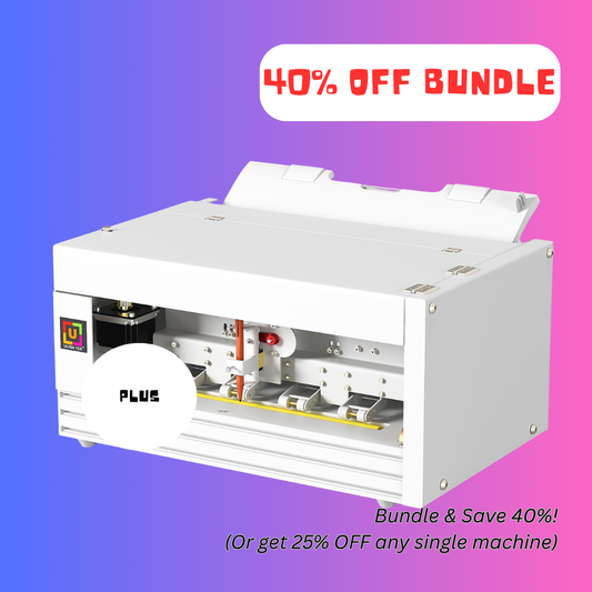 UUNA TEK® iAuto Plus - Máquina de Escrita Manual com Alimentador/Máquina Automática de Assinaturas/Máquina de Escrita Manual para Cartas/Máquina de Escrita Automática, Escreve Até 210 Cartas, 80 Envelopes por Carga