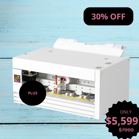 UUNA TEK® iAuto Plus - Máquina de Escrita Manual com Alimentador/Máquina Automática de Assinaturas/Máquina de Escrita Manual para Cartas/Máquina de Escrita Automática, Escreve Até 210 Cartas, 80 Envelopes por Carga