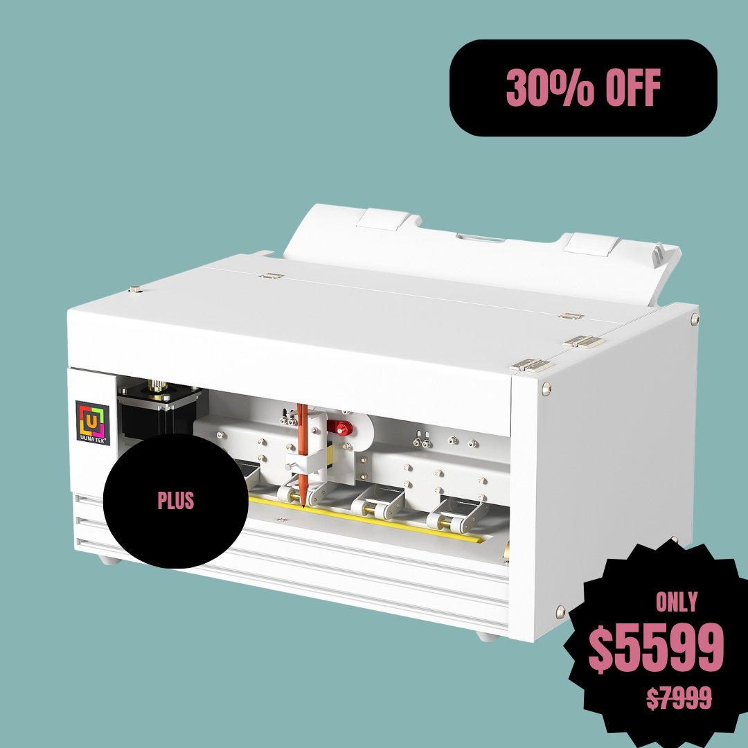 UUNA TEK® iAuto Plus - Máquina de Escrita Manual com Alimentador/Máquina Automática de Assinaturas/Máquina de Escrita Manual para Cartas/Máquina de Escrita Automática, Escreve Até 210 Cartas, 80 Envelopes por Carga