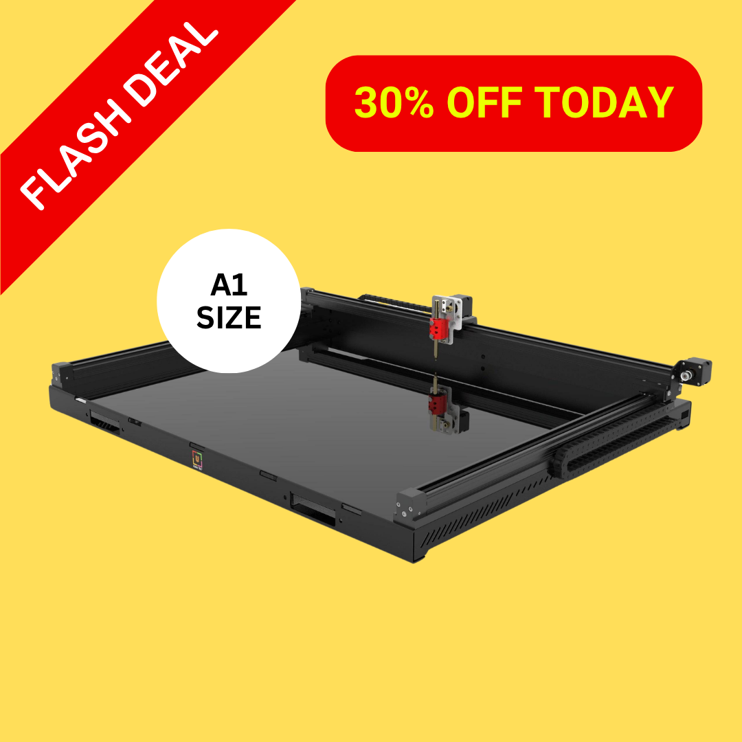 Robô de desenho plotter de caneta UUNA TEK 3.0 A1 Premium, pré-montado e tudo-em-um, com Wi-Fi e cartão SD – Formato grande, mais silencioso, mais rápido e mais preciso