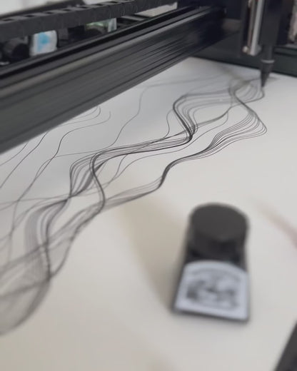 Robô Desenhador Plotter de Caneta UUNA TEK 3.0 A2 – Tudo-em-Um com WiFi e Cartão SD, Plotter de Médio Porte e Alta Precisão