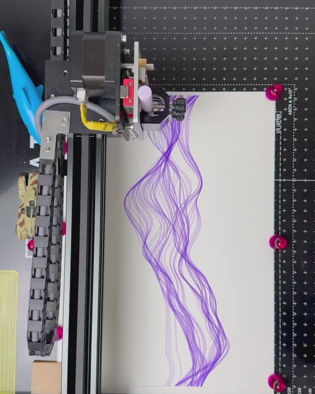 UUNA TEK 3.0 A3 Plotter de Caneta Premium Tudo-em-Um Pré-montado Robot Desenhador com WiFi & Cartão SD – Compacto, Mais Silencioso, Mais Rápido, Mais Preciso