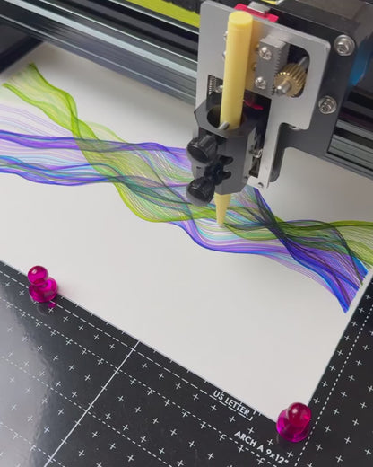 UUNA TEK 3.0 A3 Plotter de Caneta Premium Tudo-em-Um Pré-montado Robot Desenhador com WiFi & Cartão SD – Compacto, Mais Silencioso, Mais Rápido, Mais Preciso